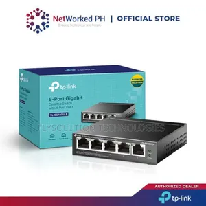 Tp-Link Tl-Sg1005lp 5 Ports Gigabit Desktop Poe + Switch