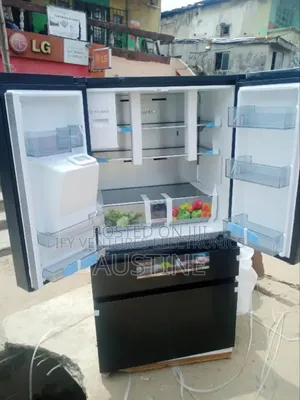 Brand New Hisense Side-Side French Door Refrigerator>Extenal