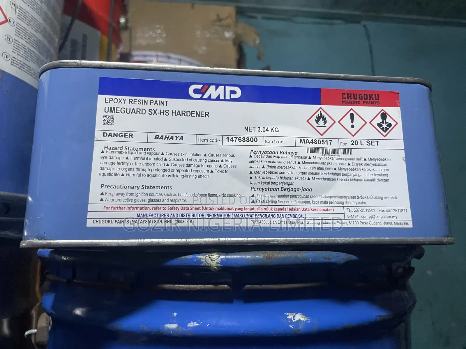 CMP Acri 700 Finish Red Cs-625