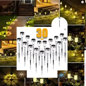 Simply Brilliant: Place Glow 30pcs Solar Garden Lights