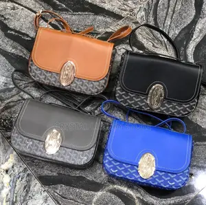 Goyard Quality Luxury Men Genuine Leather Crossbag