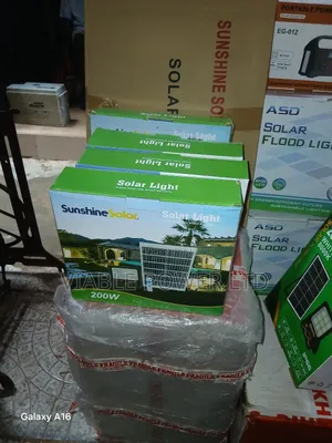 200w Sunshine Solar Flood Light Very Effective and Strong