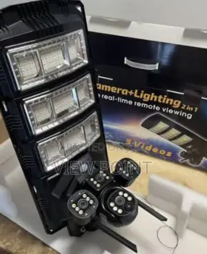 Solar Street Light 4g 3 Lense Camera Smart