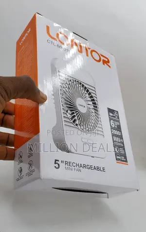 Portable Mini Rechargeable Fan 5 Inches