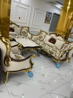 Set of High Quality Turkey Royal Fabric Sofa Chair