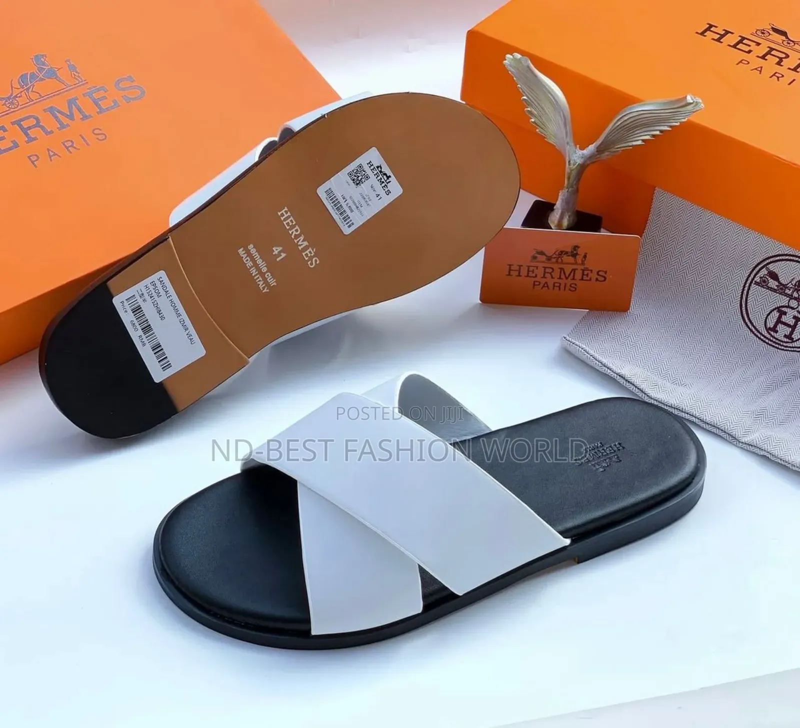 Pure Leather Hermes Slippers