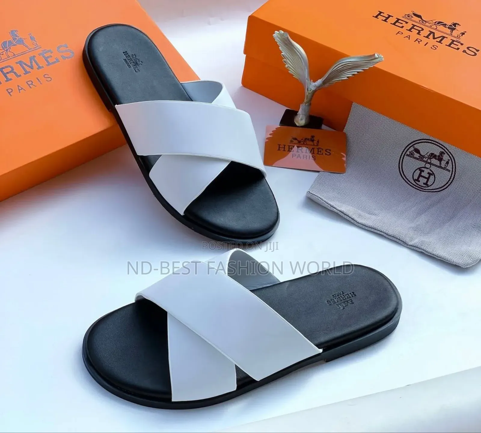 Pure Leather Hermes Slippers