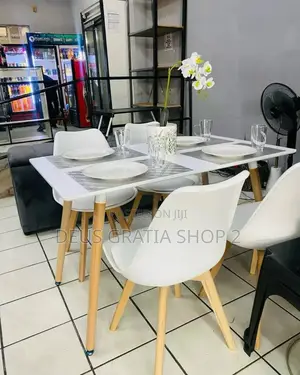 Fibre Dining Table and Chairs