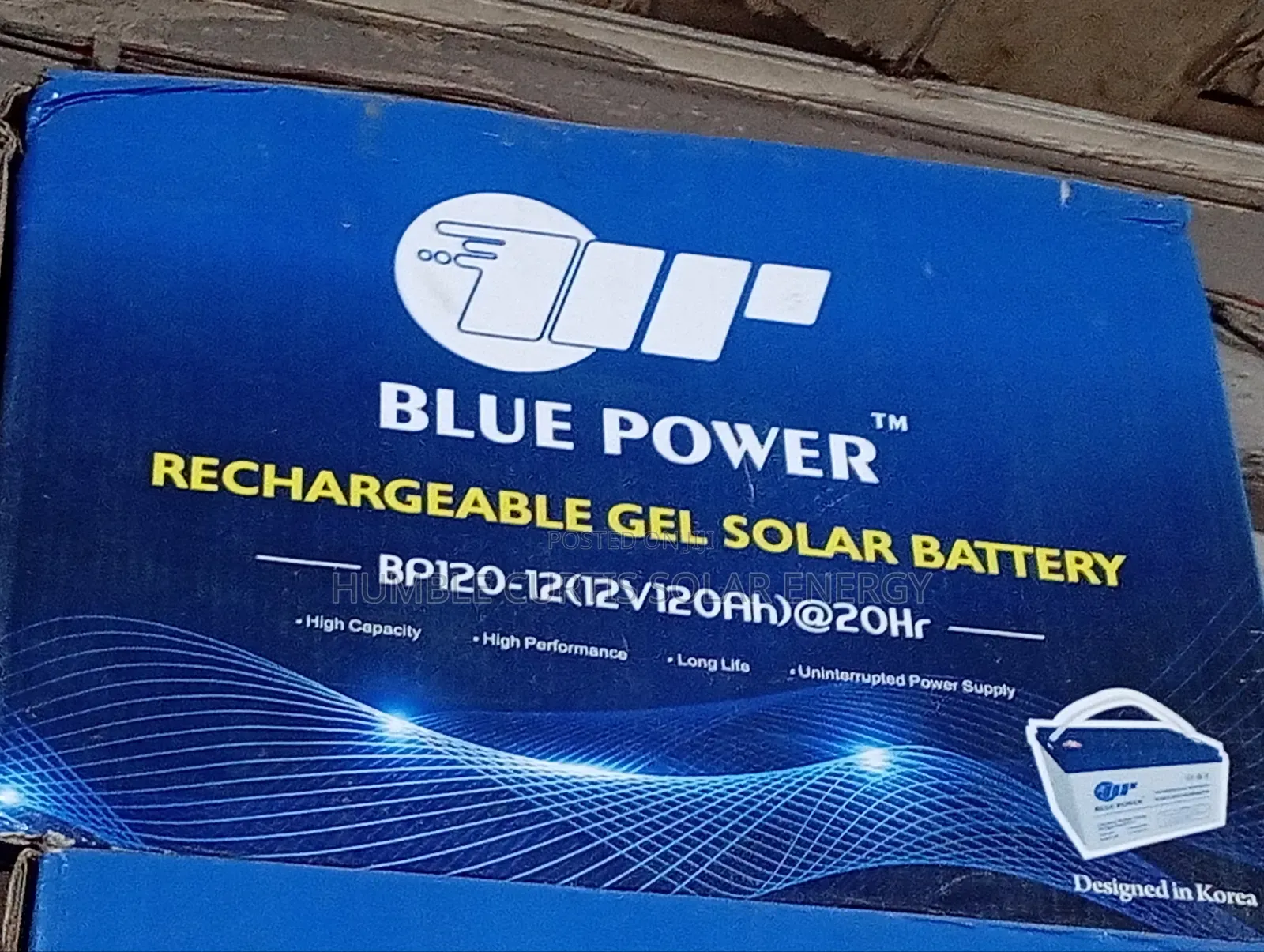 Blue Power Gel Battery