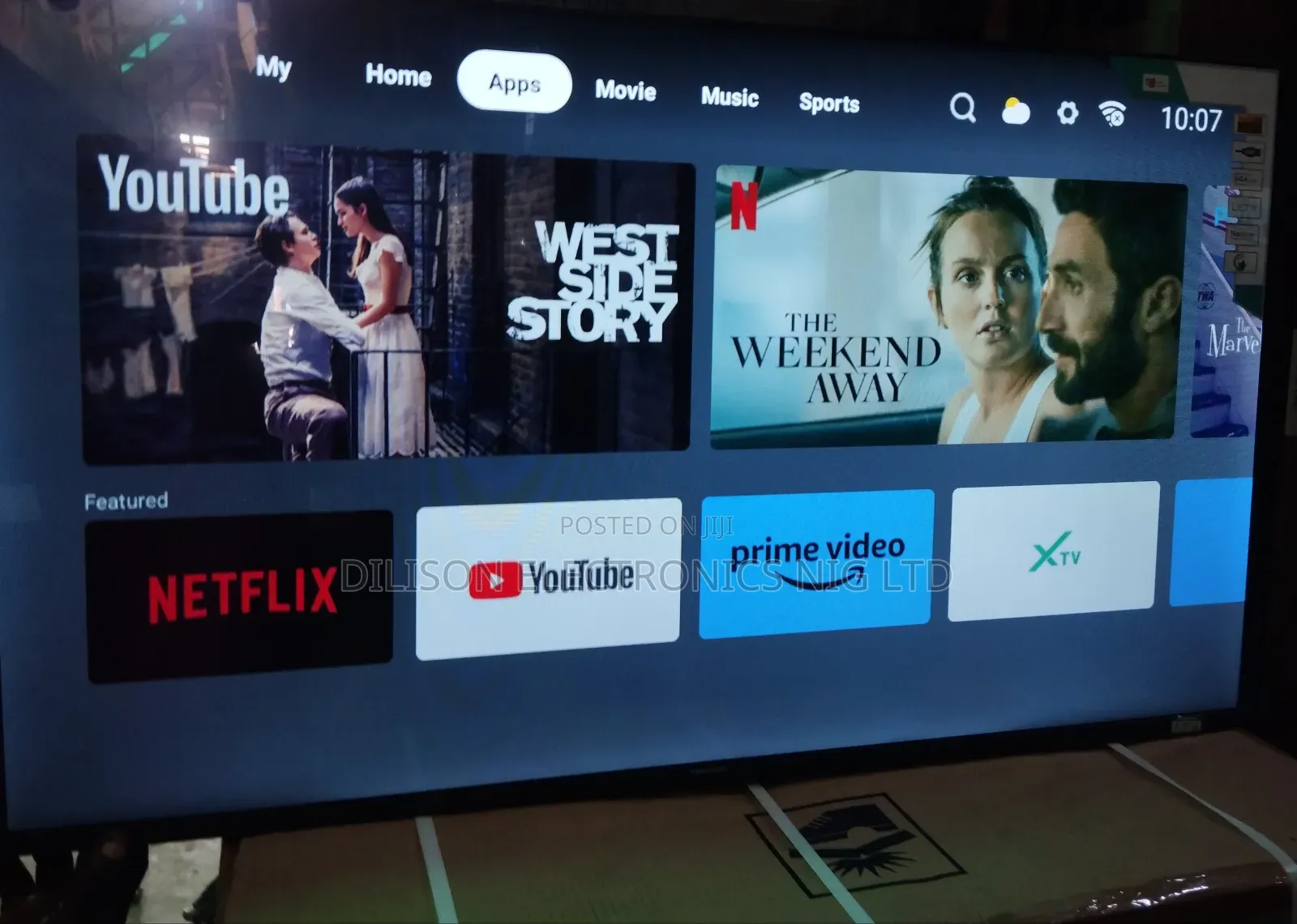 43" Hisense Frameless Smart Android App Tv