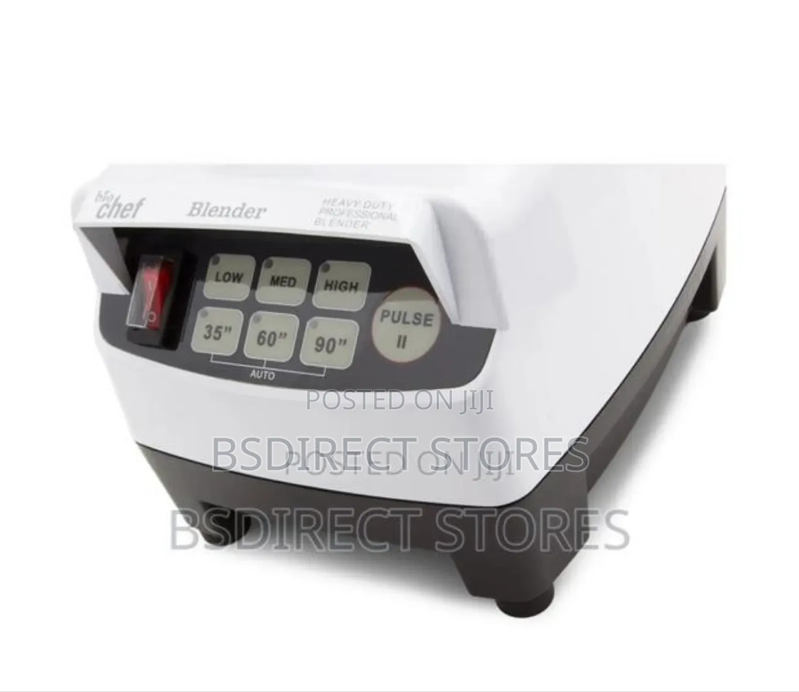 Biochef High Performance Blender White Commercial Style 2ltr