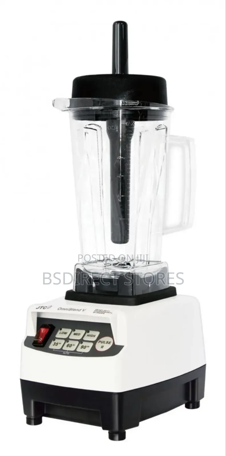 Biochef High Performance Blender White Commercial Style 2ltr