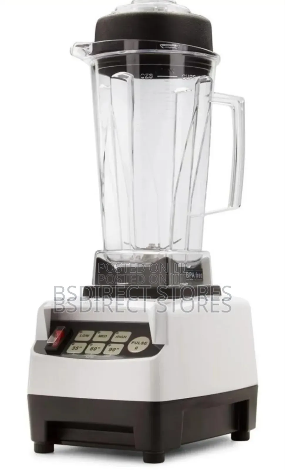 Biochef High Performance Blender White Commercial Style 2ltr