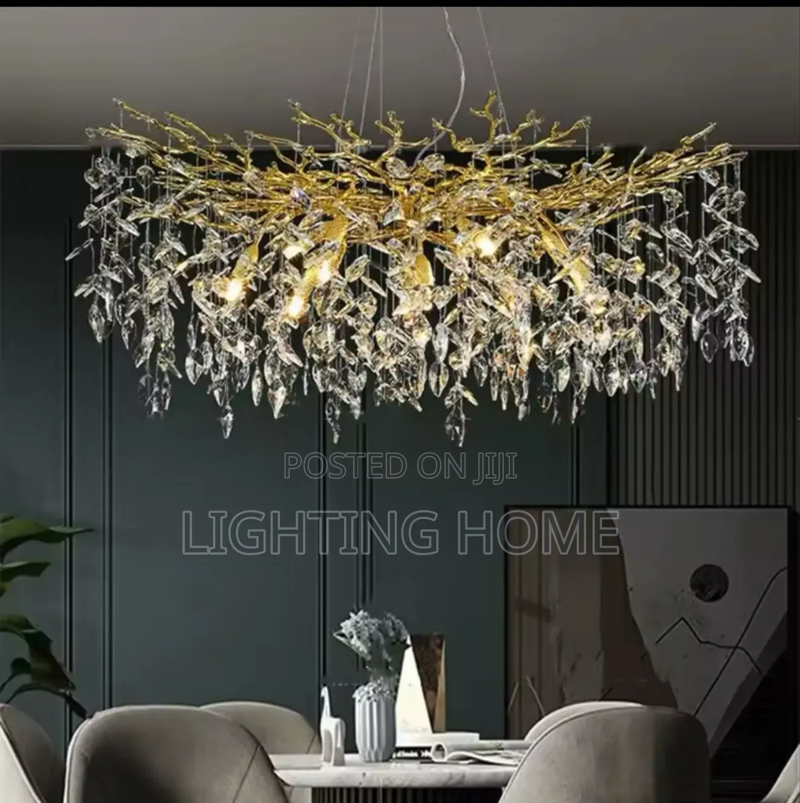 Crystal Cchandelier Light By 600mm