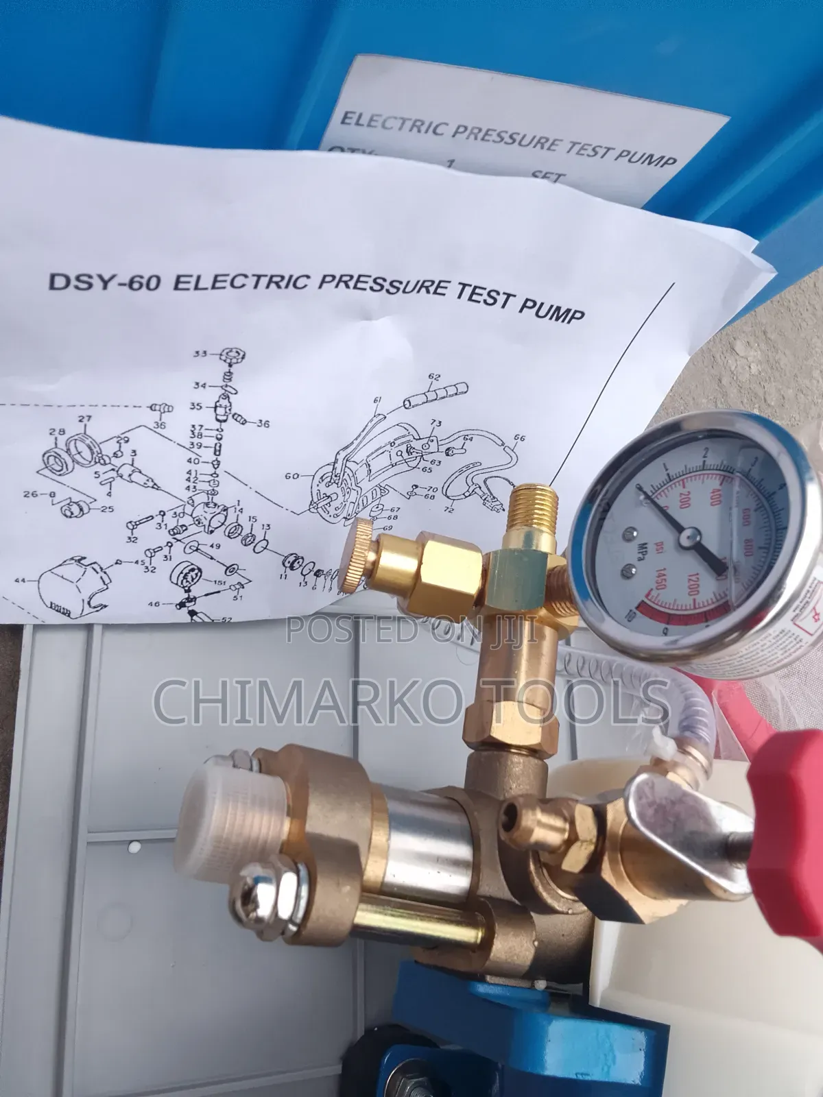 Electric Tester Bucket / Pressure Testing Pump