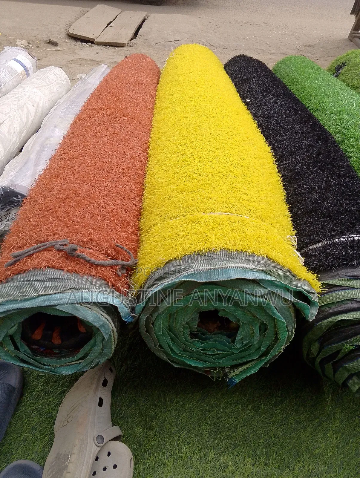 High Quality Colored Artificial Grass Rug Size 25mm