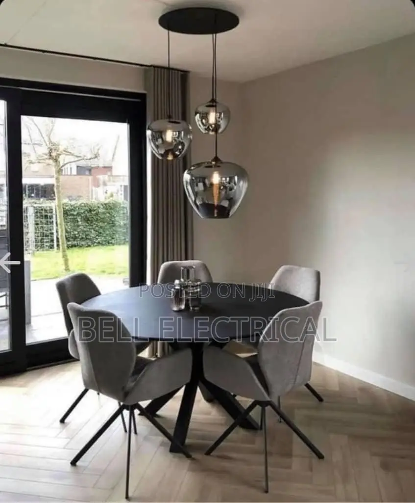 3 Glass Modern Chandelier Pendant
