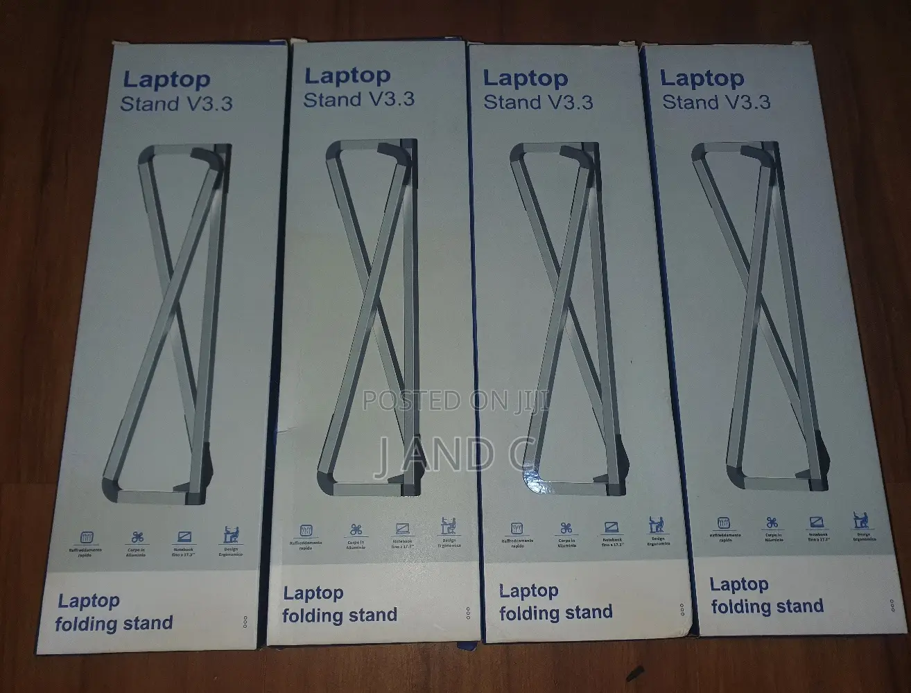 New Foldable Mettalic Laptop Stand