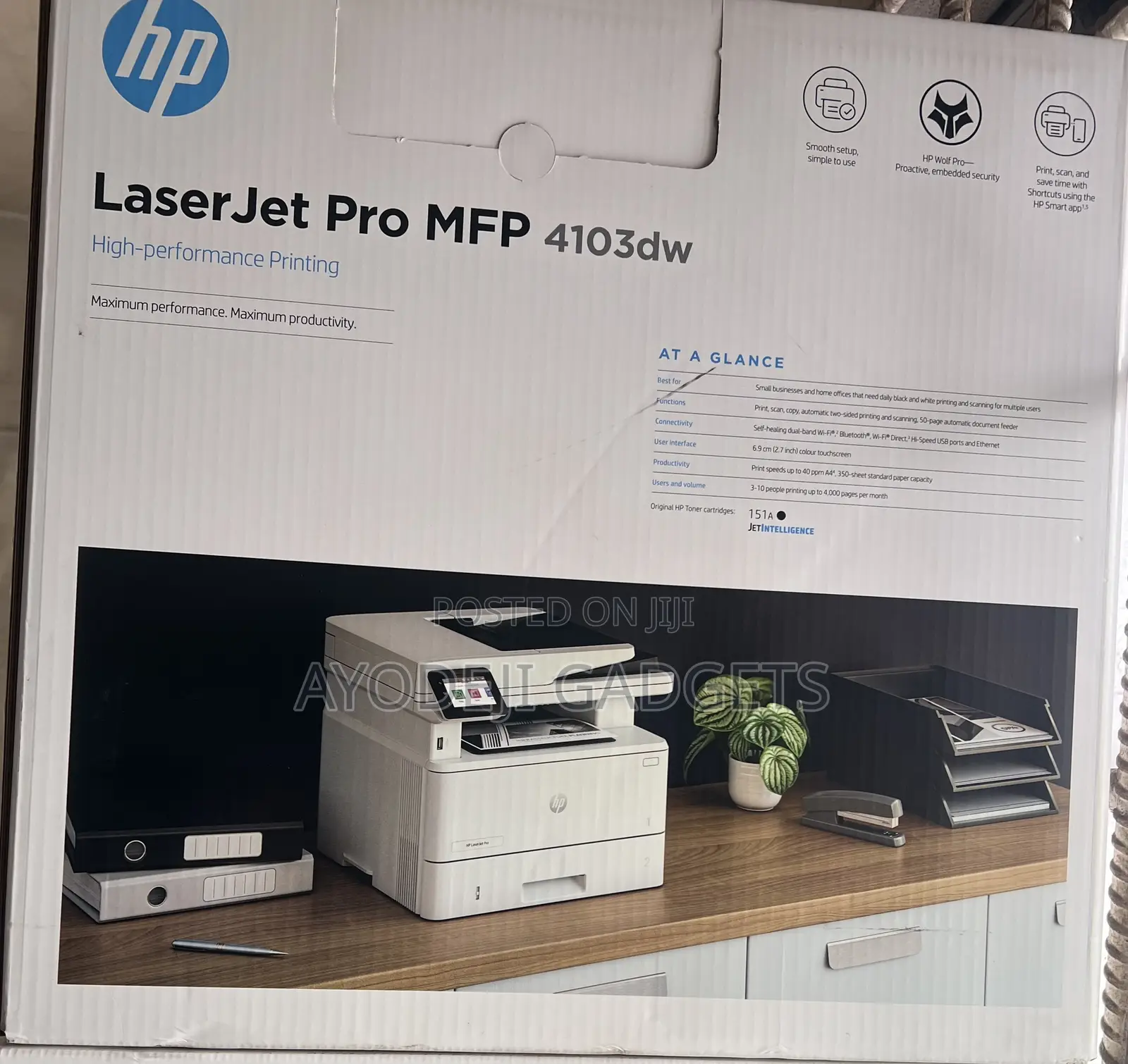 Hp Laserjet Pro 4103dw Multifunction Printer
