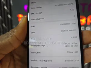 Huawei Nova 3e 64 GB Black