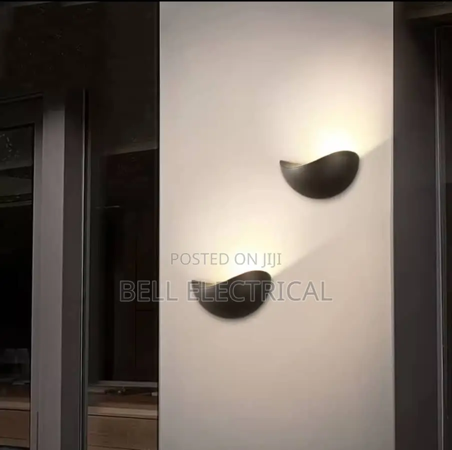 Black Led Wall Lamp Modern Minimalist Style