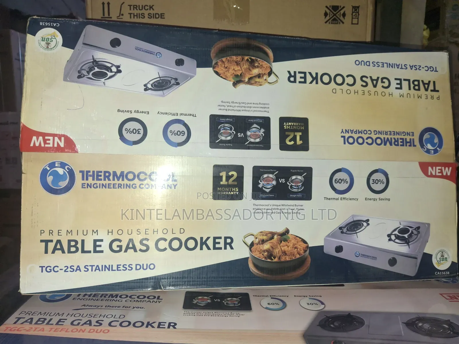Thermocool Gas Double Burner