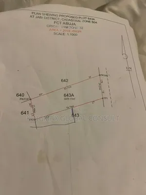 Land Available Jabi by Lake - Size 2000sqm