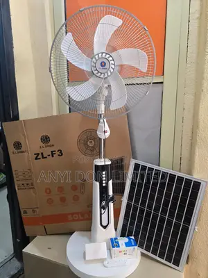 Rechargeable Solar Fan