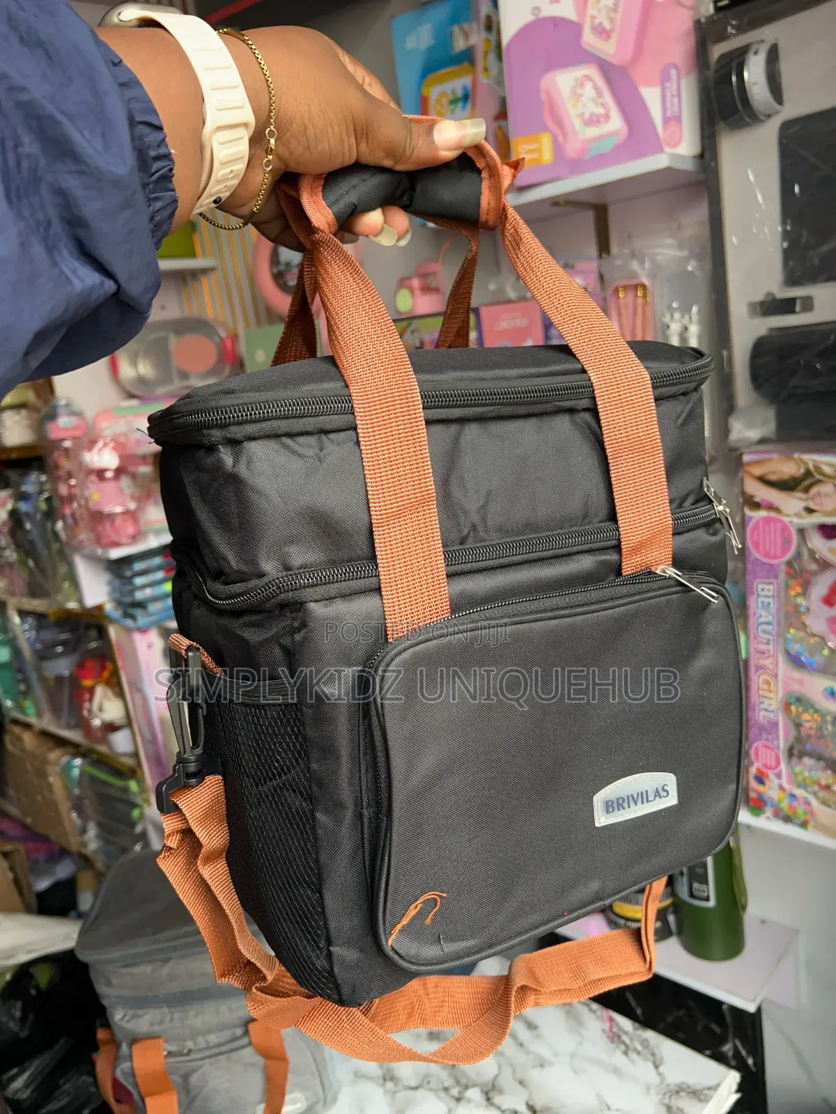 Double Layer Insulated Lunch Bag