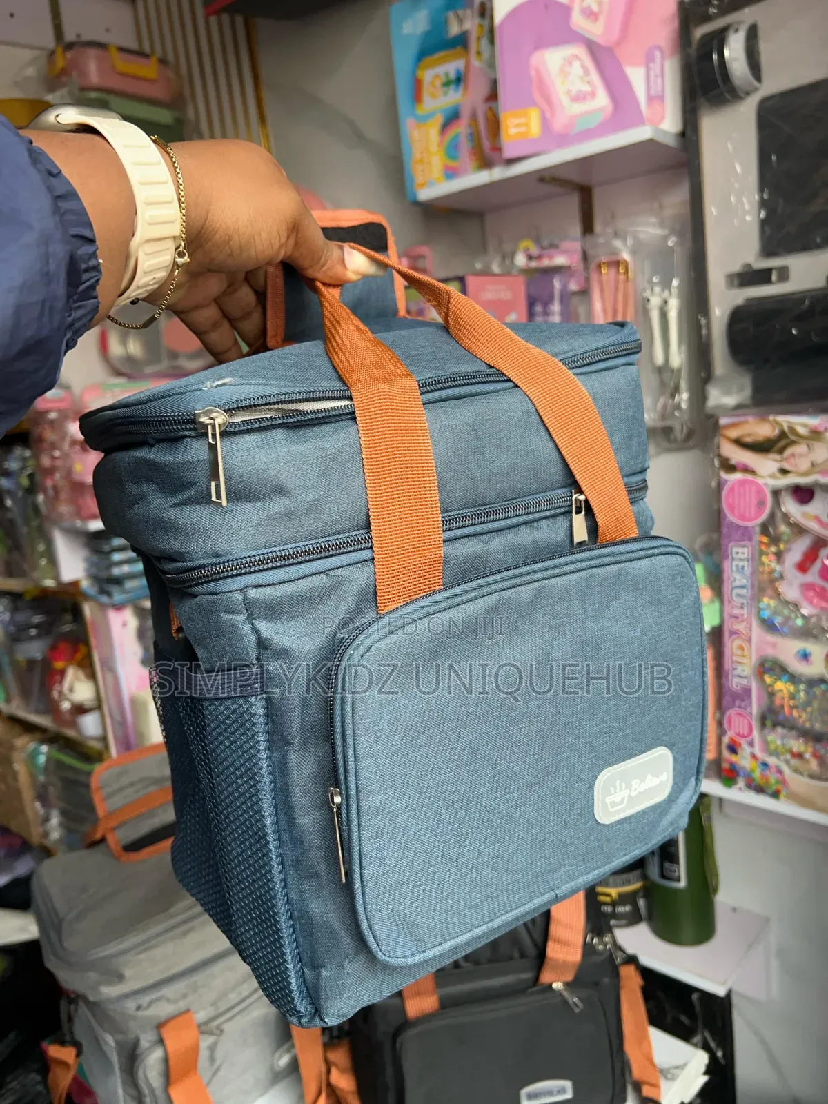 Double Layer Insulated Lunch Bag