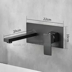 Wall Mounted Basin Mixer Tap – Chrome, Hot/Cold Flow