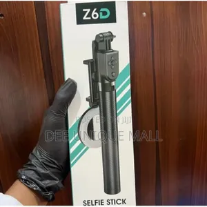 Selfie Stick Z6d With Double Ring Light Ring