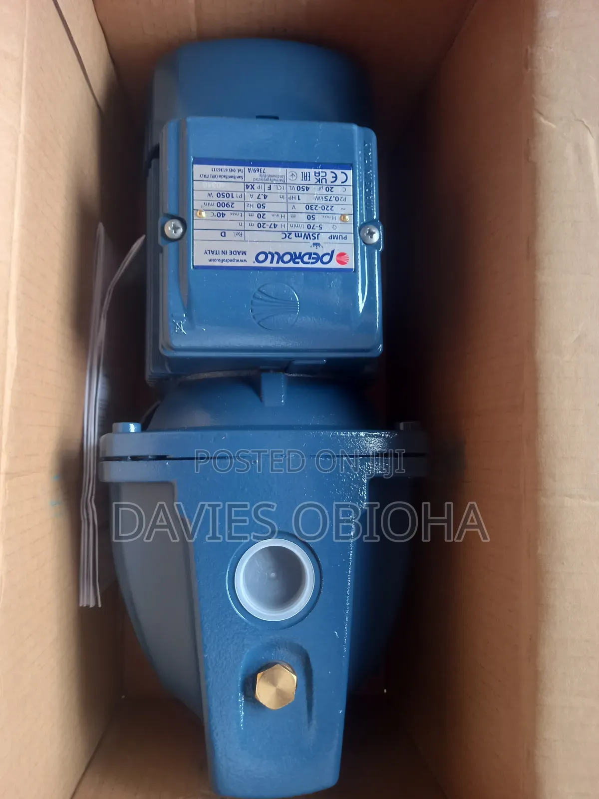 1hp Pedrollo Surface Pump