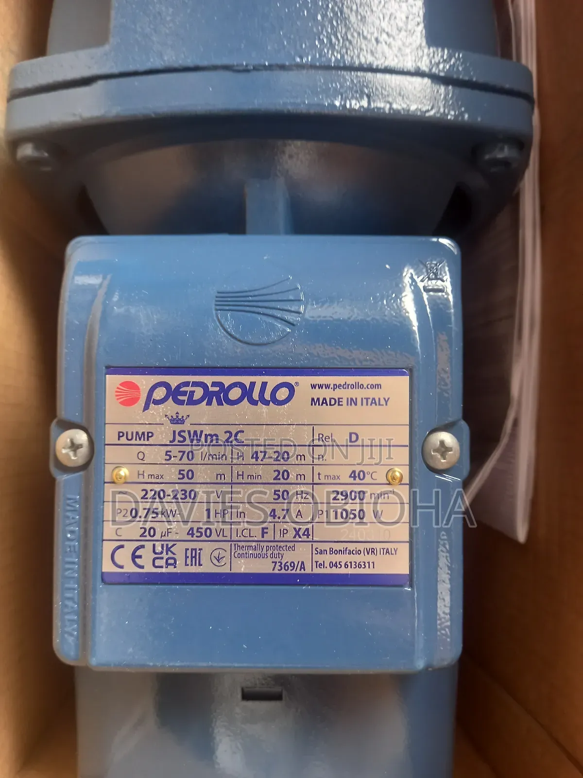 1hp Pedrollo Surface Pump