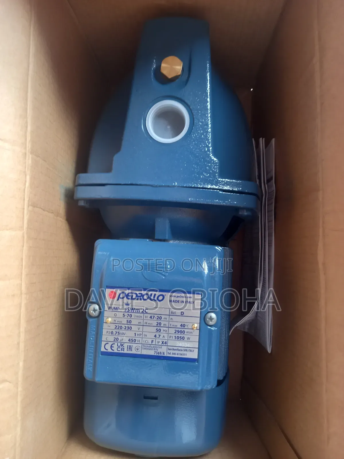 1hp Pedrollo Surface Pump