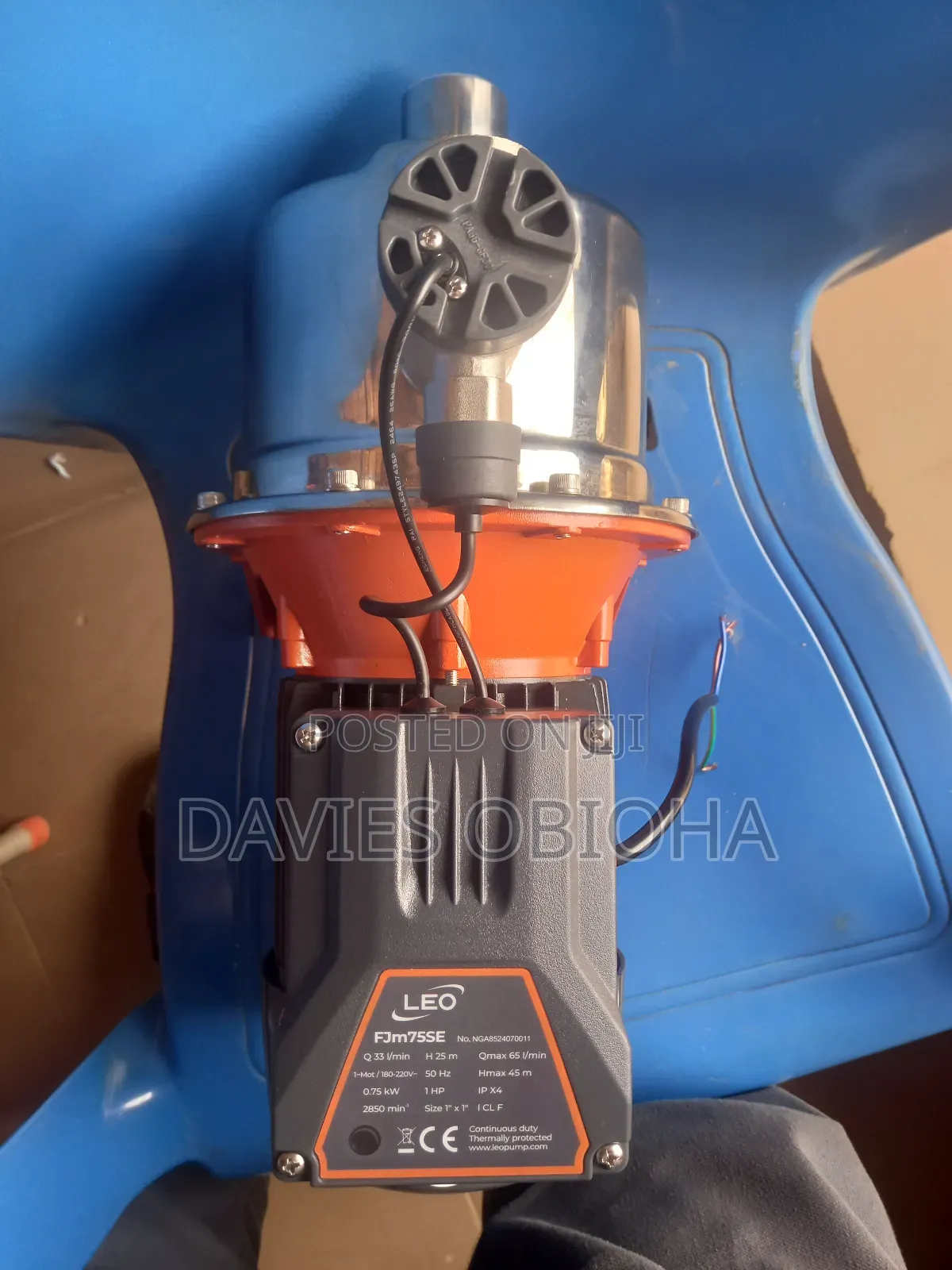 1hp Leo Complete Booster Set Pump