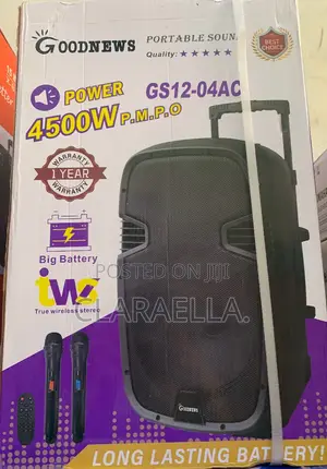 Goodnews" 15-Inch Portable Pa System