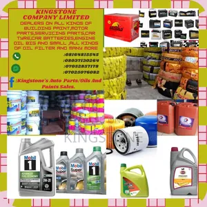 👑Kingstone's Auto Parts/Engine Oils And Car Batteries/Tires
