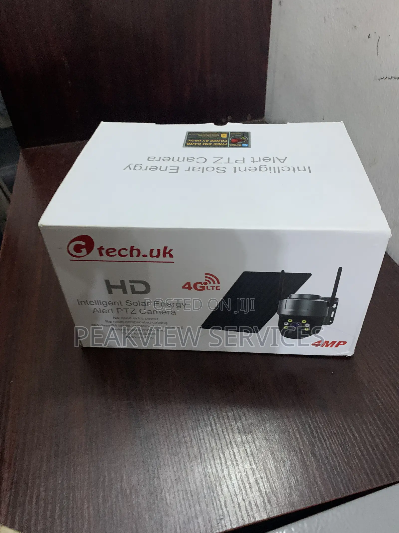 Solar-Powered PTZ Camera With Hd Video 4g Remote Access