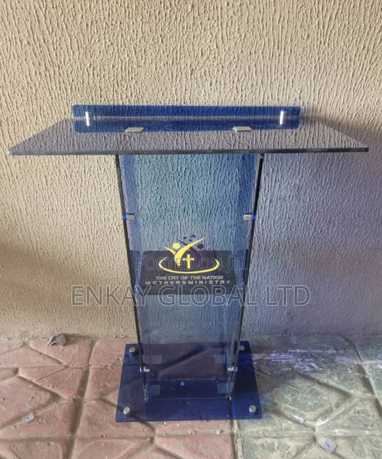 Standard Thick Glass Church Pulpit