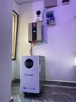 7.5kva Inverter Setup and 15 KWH Lithium Battery