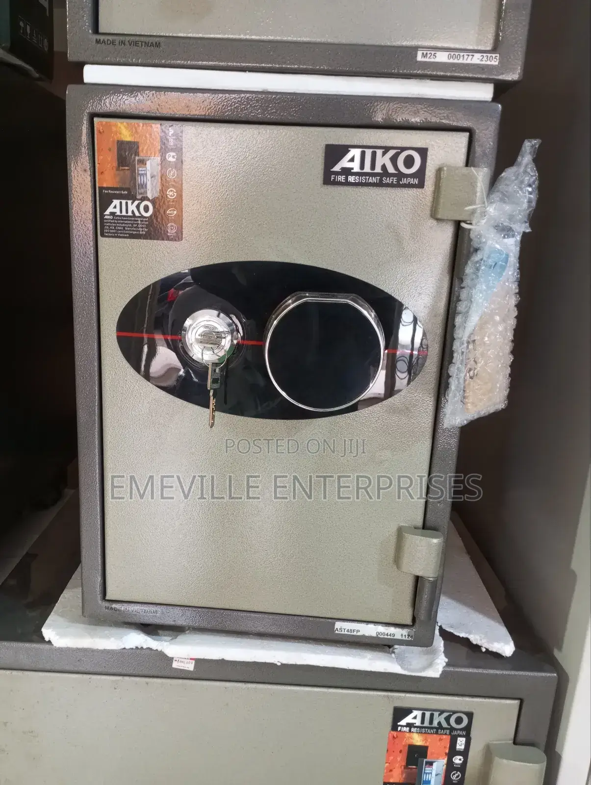Aiko Fireproof Safe Fingerprint As48kgg