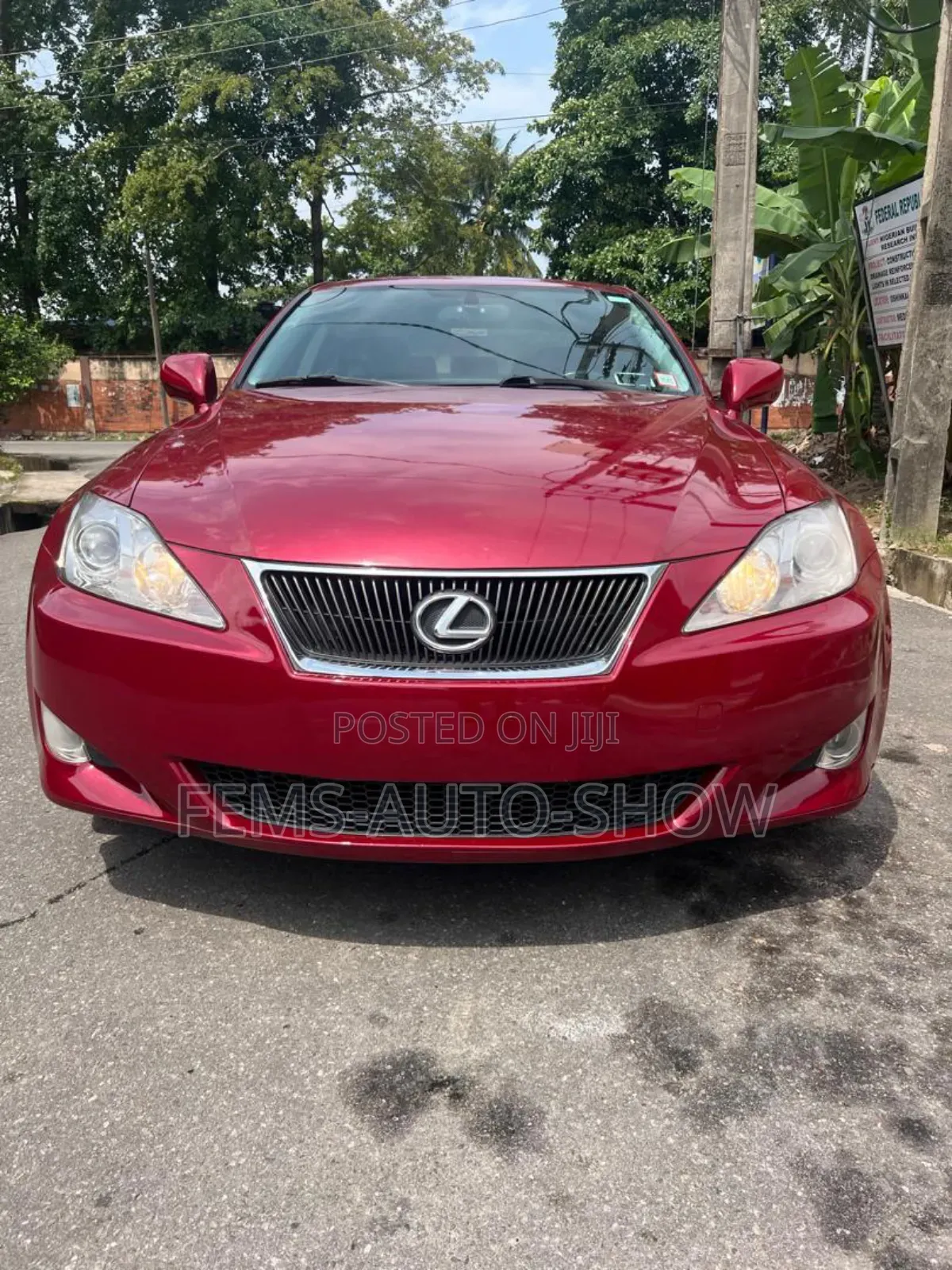 Lexus IS 250 2008 Burgundy