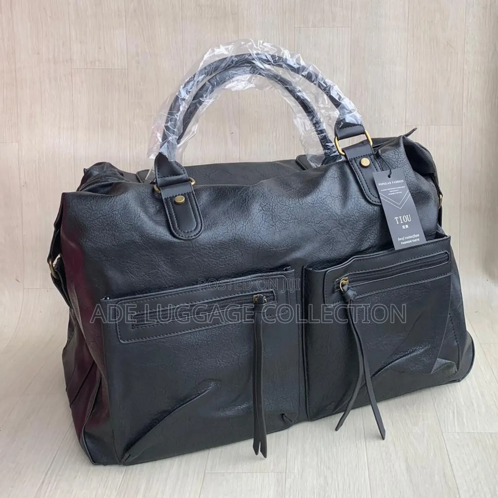 Luxury Duffle Leather Bag