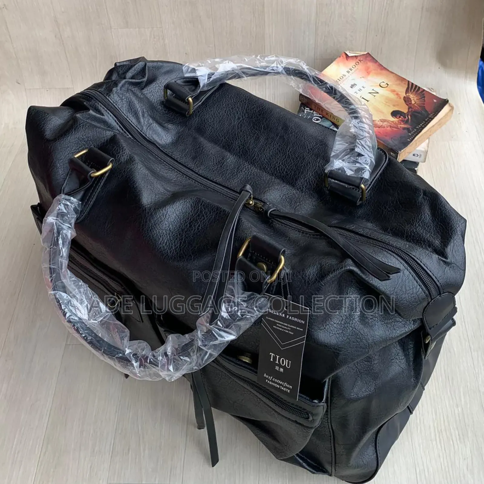 Luxury Duffle Leather Bag