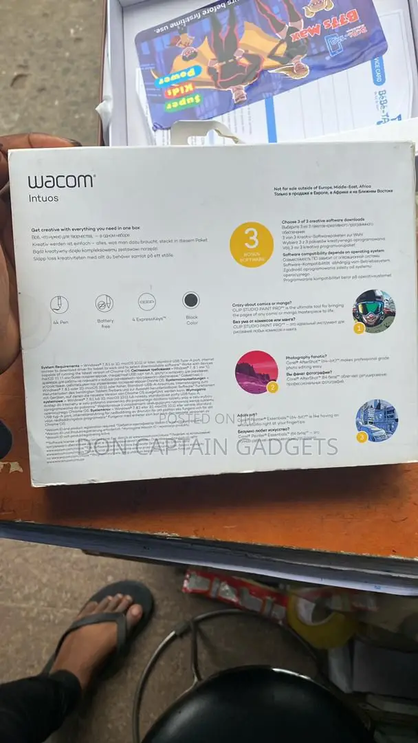 Wacom Creative Pen Tablet For Digital Drawing