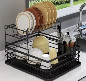 Kitchen Dish Rack - Cutlery Plates Rack