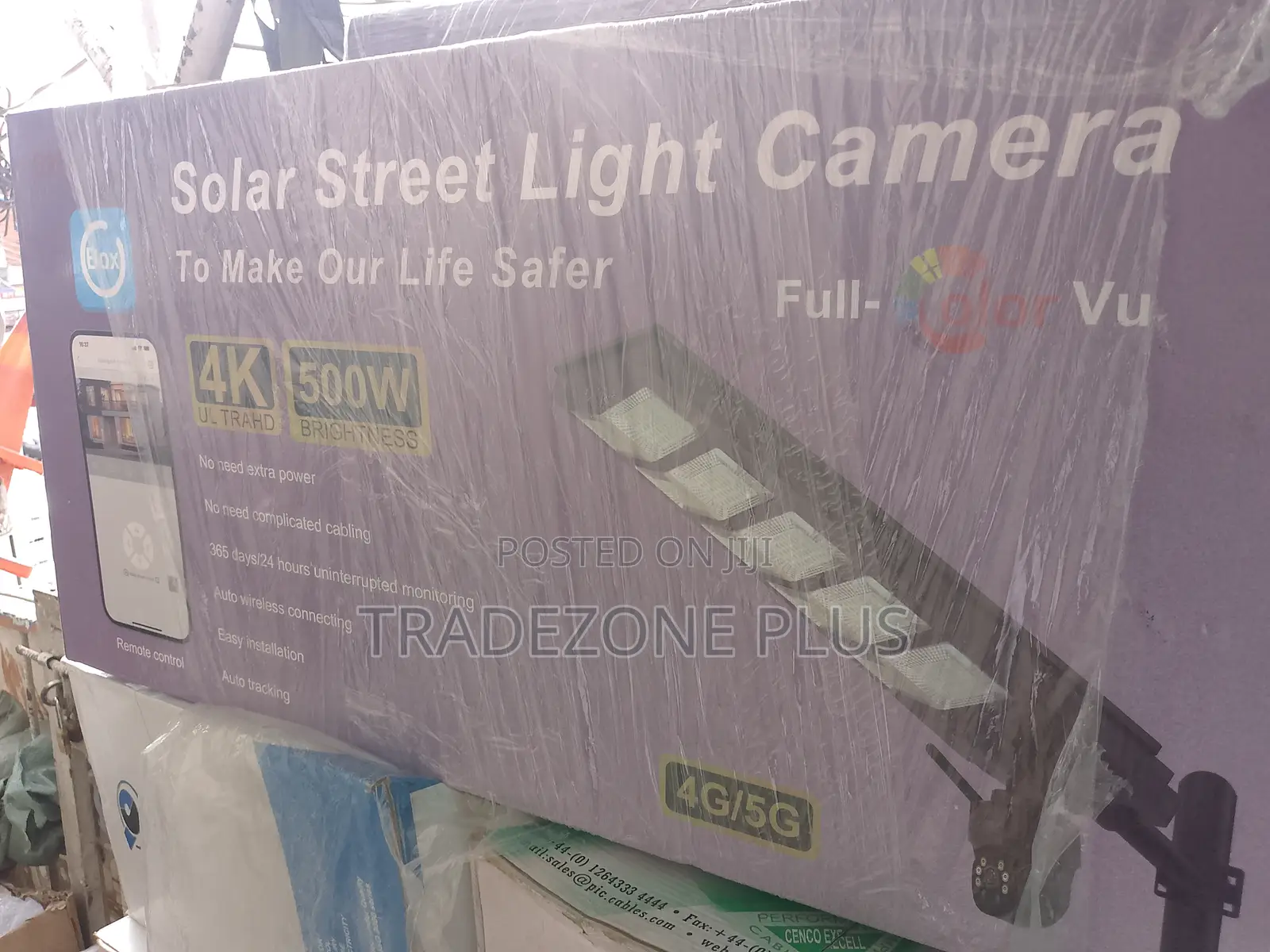 500w Solar Street Light With Adjustable Pole Mount