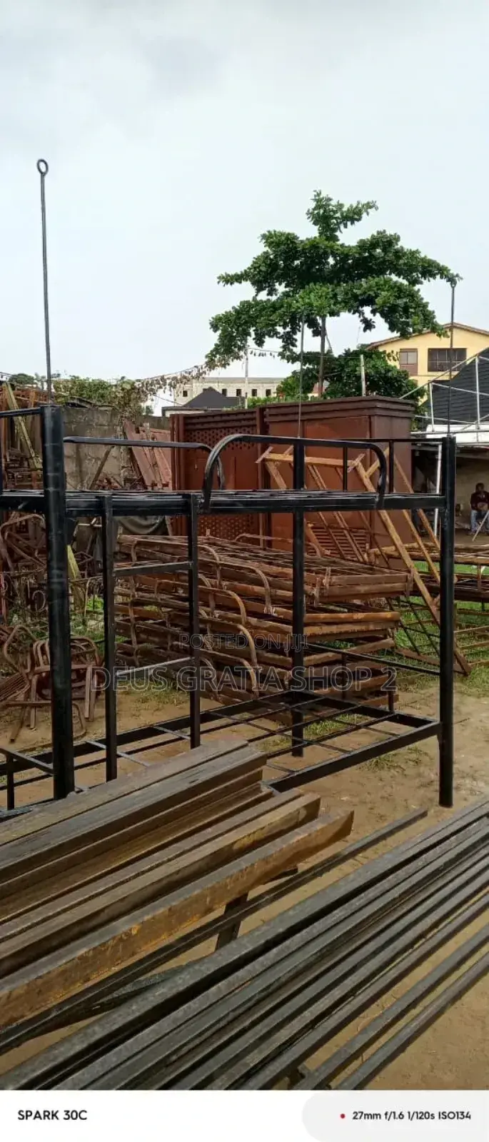 Detachable Double Bunk Bed With Mosquito Net Hanger