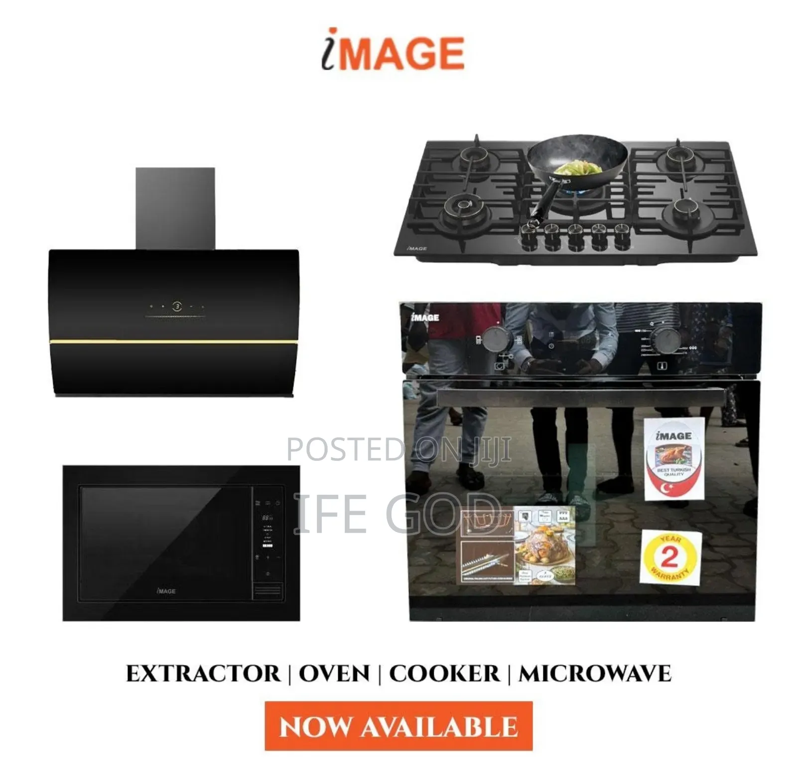 Image New Available Kitchen Appliances in Set Built-In